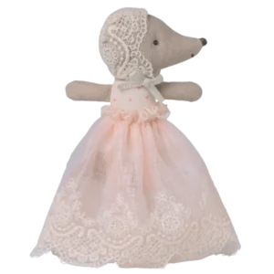 Maileg - Baby Maus im Kleid Puder