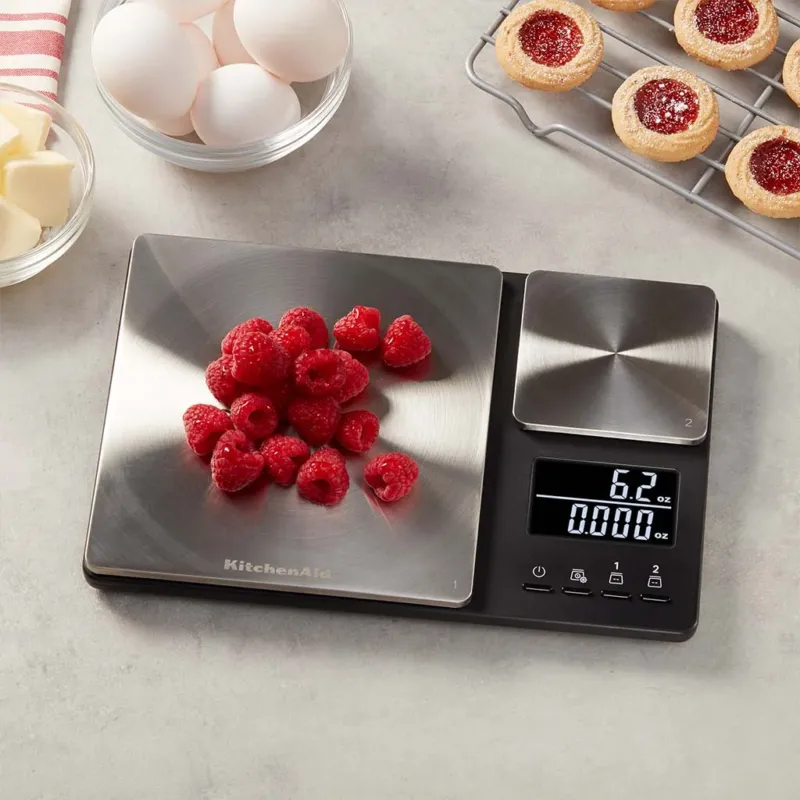 Báscula con doble plataforma digital KitchenAid - Claudia&Julia