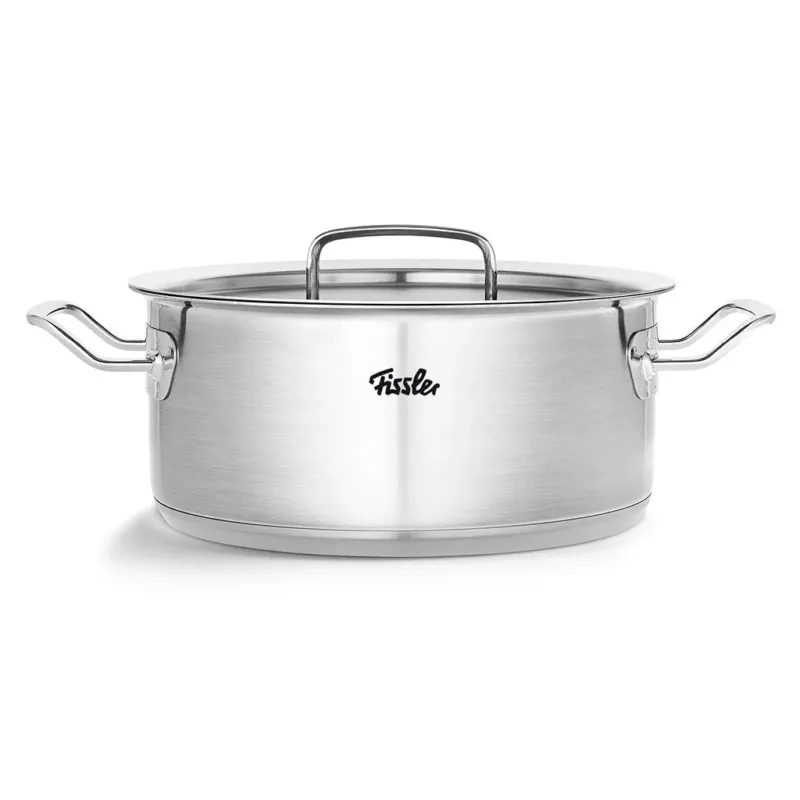 Cacerola baja de acero inoxidable con tapa Original-Profi Collection® Fissler-
