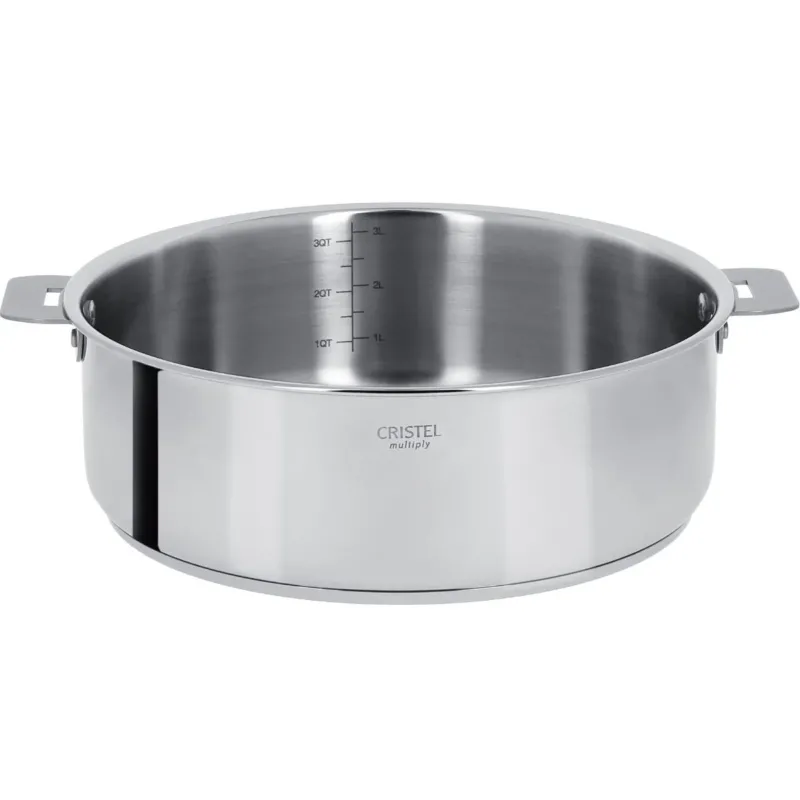 Cacerola y sauté de acero inoxidable multicapa Casteline Cristel – Bild 2