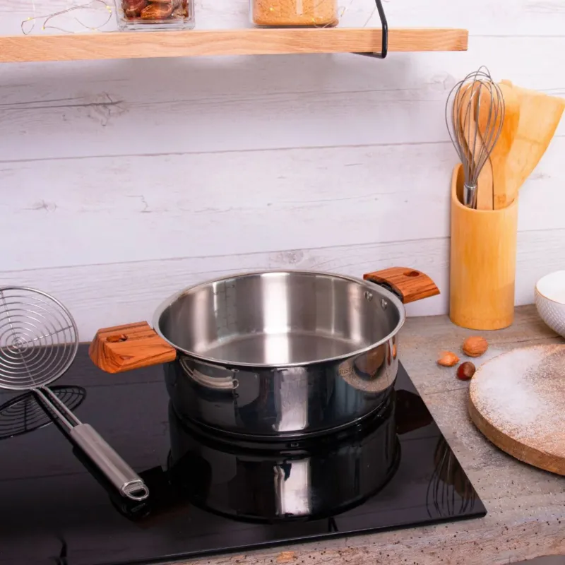 Cacerola y sauté de acero inoxidable multicapa Casteline Cristel – Bild 4