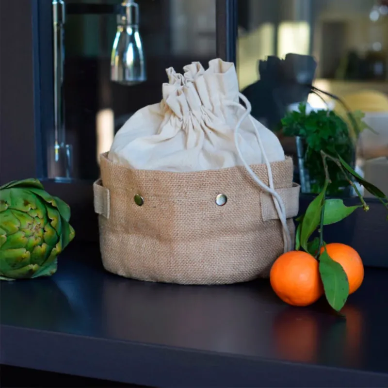 Cesta almacenamiento con bolsa extraíble de Pebbly-