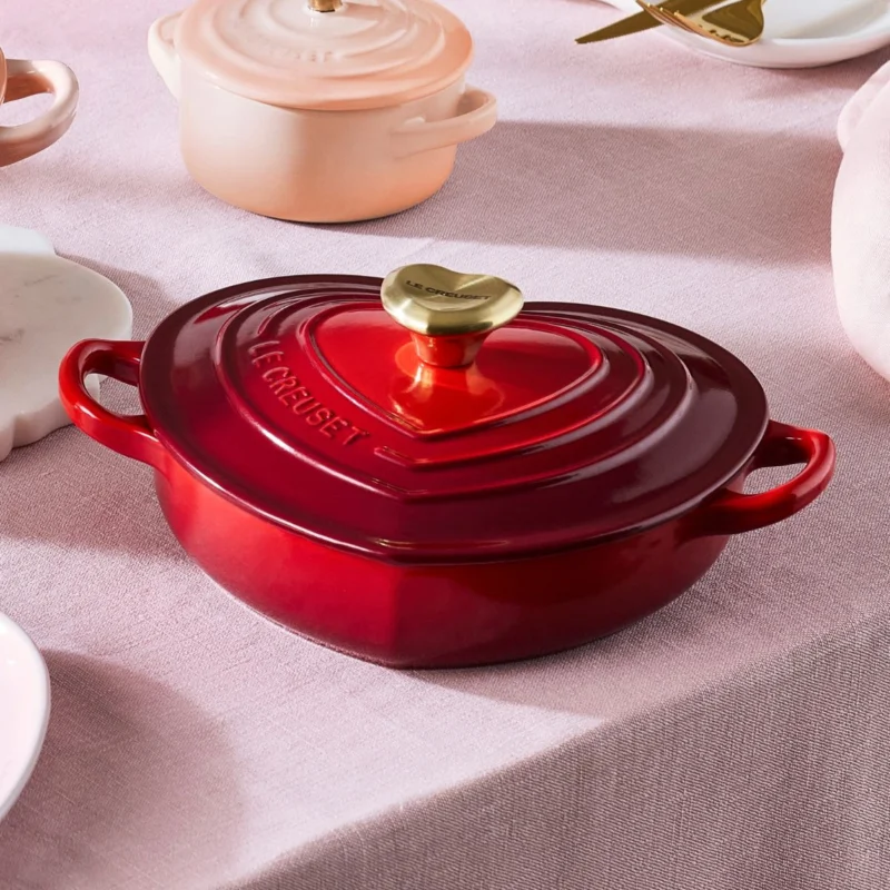 Cocotte baja corazón Le Creuset