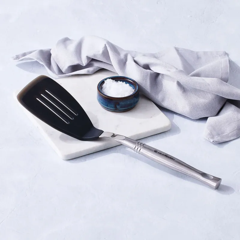 Espátula de silicona con mango de inox Le Creuset-LEC41002350000100