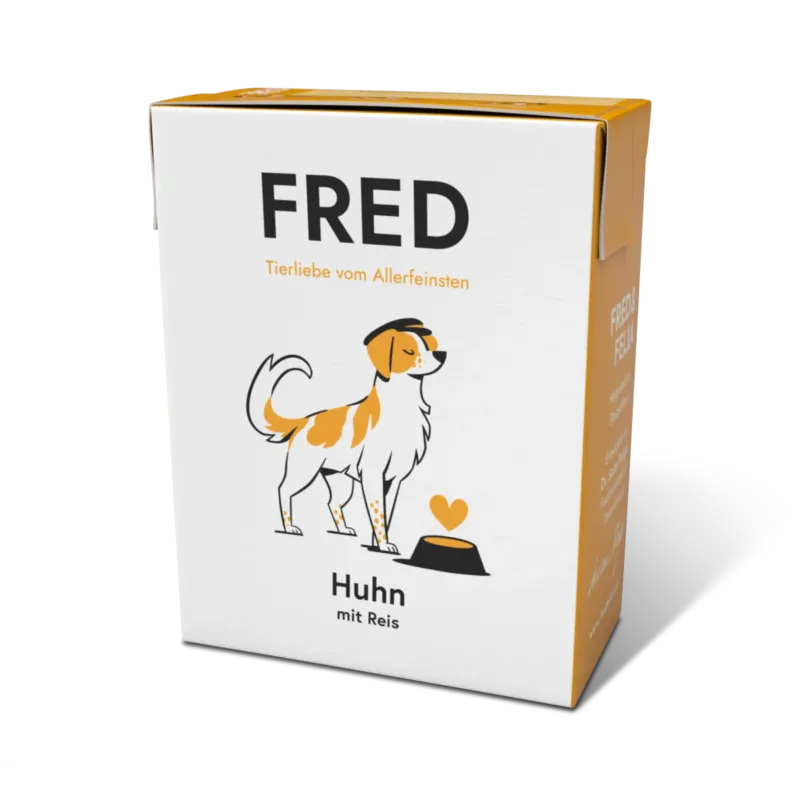 FRED Huhn mit Reis – Nassfutter für Hunde, monoprotein & glutenfrei