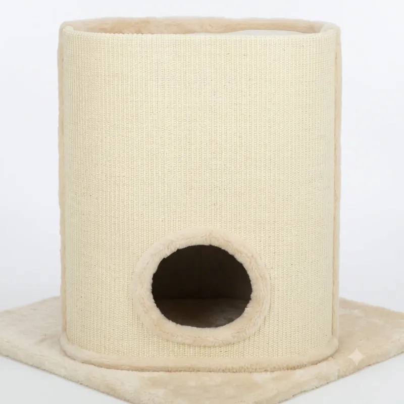 TRIXIE Cat Tower Arina – Luxuriöser Kratzbaum mit Höhle & Sisal für Katzen