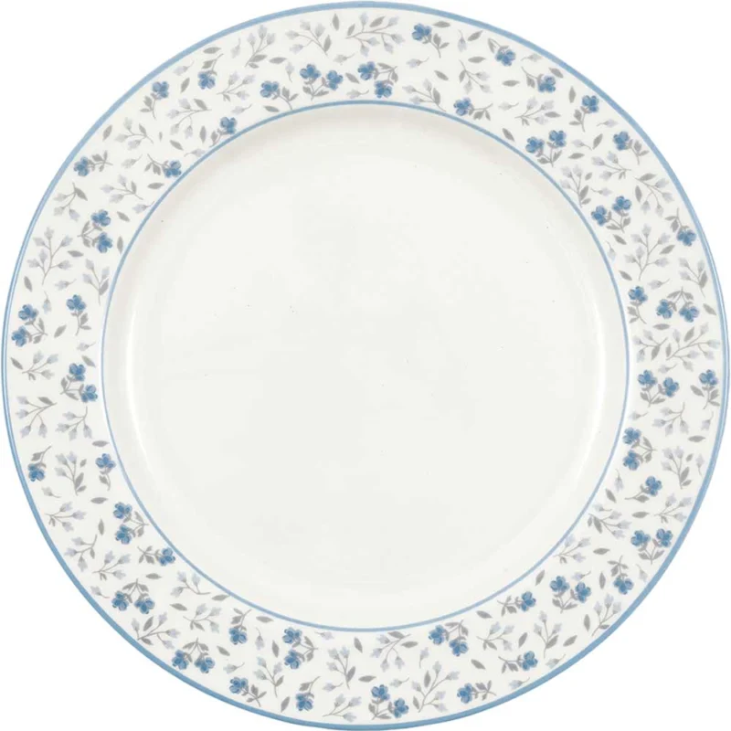GreenGate - Florali Speiseteller white
