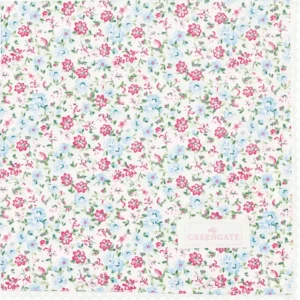 GreenGate - Louisa Stoffserviette mit Spitze white