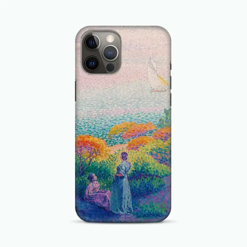 Henri-Edmond Cross Two Women by the Shore Phone Case