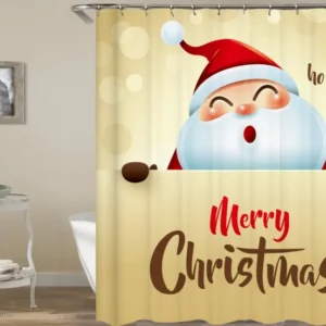 Ho Ho Ho Merry Christmas Shower Curtain