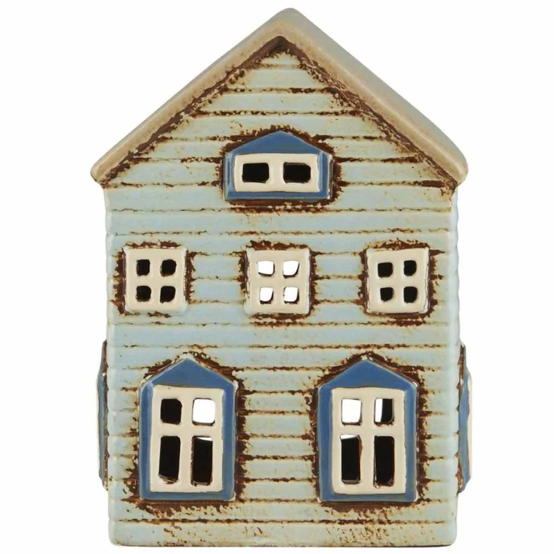 Ib Laursen - Haus für Teelicht Thorshavn blau