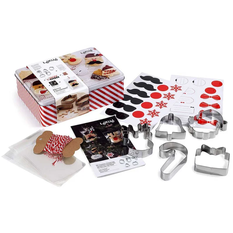 Kit para galletas de Navidad Lékué-LEK3000095SURM017