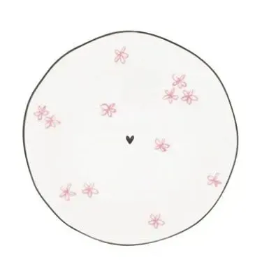 Bastion Collections - Kleiner Teller mit Blumen und Herz