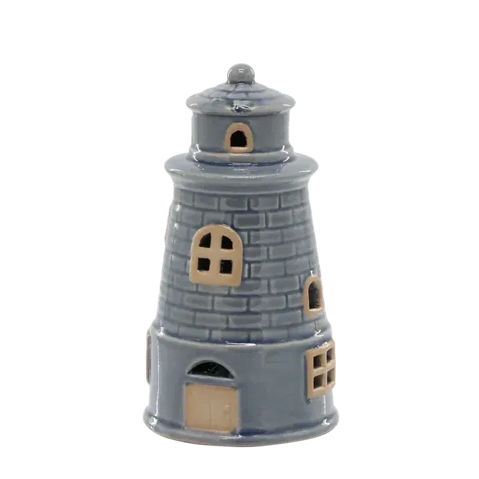 Chic Antique - Leuchtturm Keramik LED Ocean