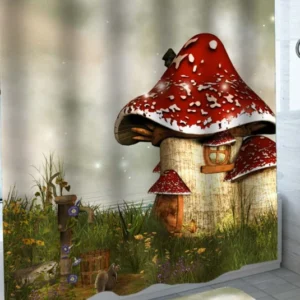 Magical Mushroom Shower Curtains