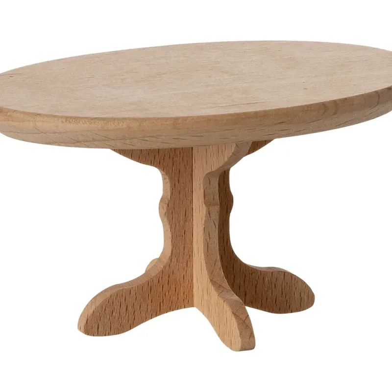 Maileg - Ovaler Couchtisch, Maus Miniatur - Natur