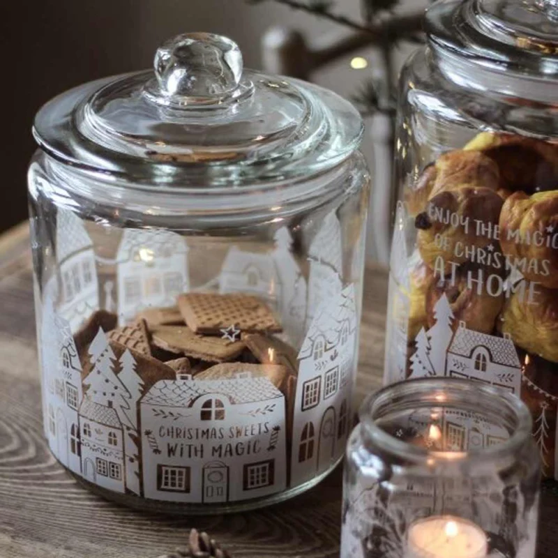 Majas Cottage - Keksdose aus Glas "Christmas Sweets"