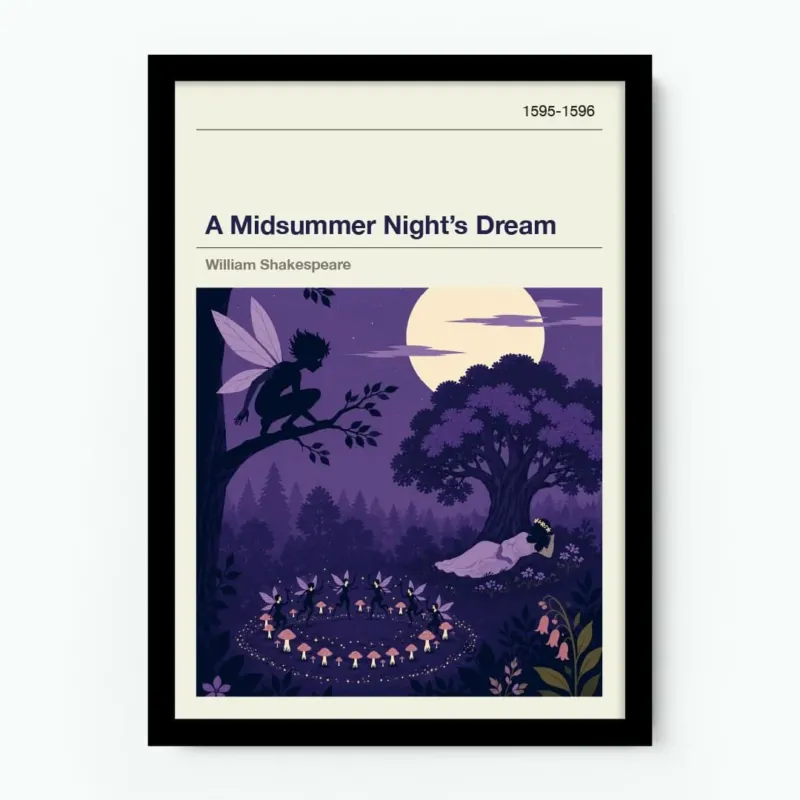 A Midsummer Nights Dream (Titania) by William Shakespeare Poster