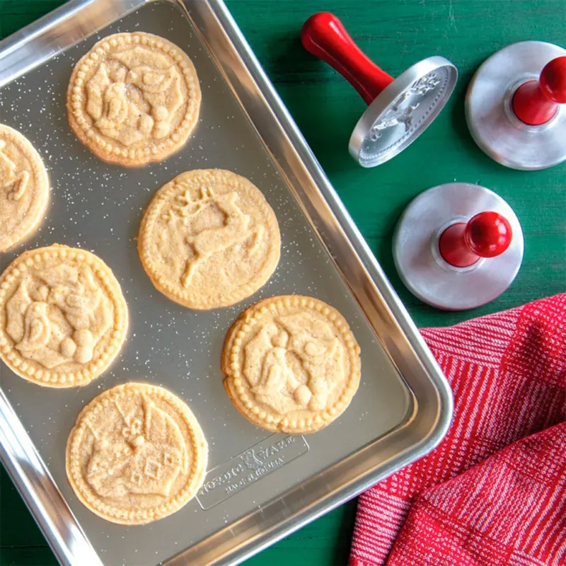 Set de 3 Sellos para Galletas Yuletide Nordic Ware