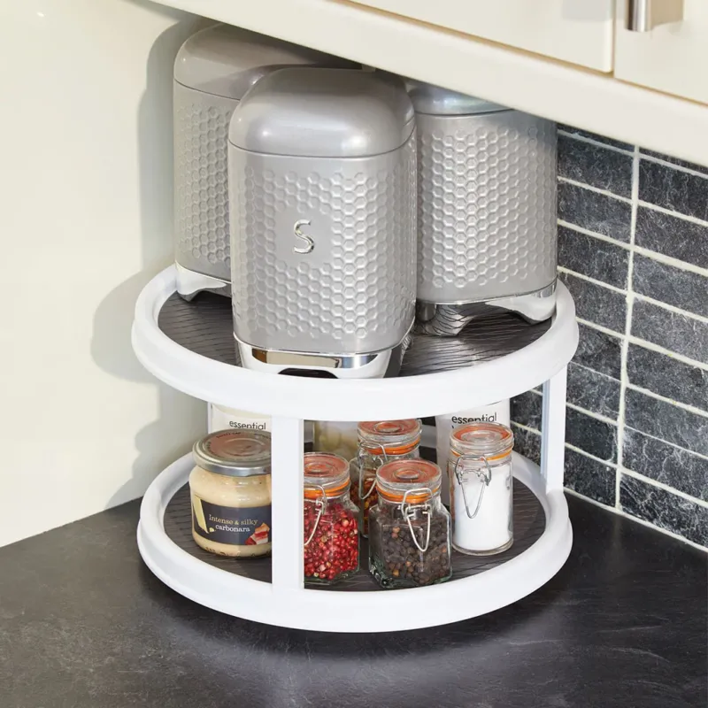 Organizador giratorio de dos niveles KitchenCraft-KITCOP2TTURN30
