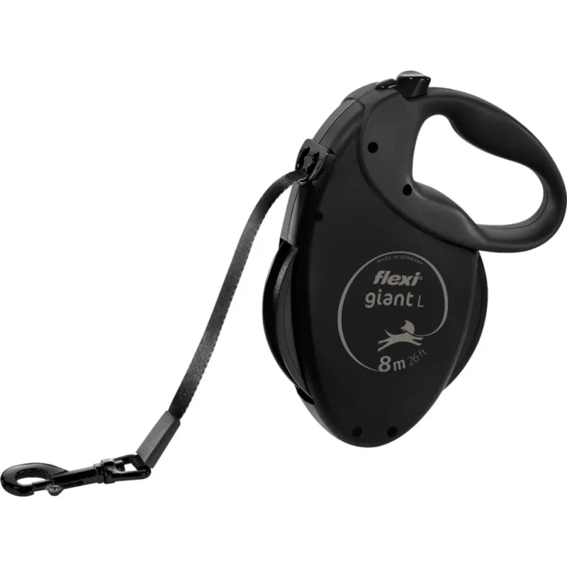 flexi Giant Black Edition Hundeleine – Gurt L: 8 m