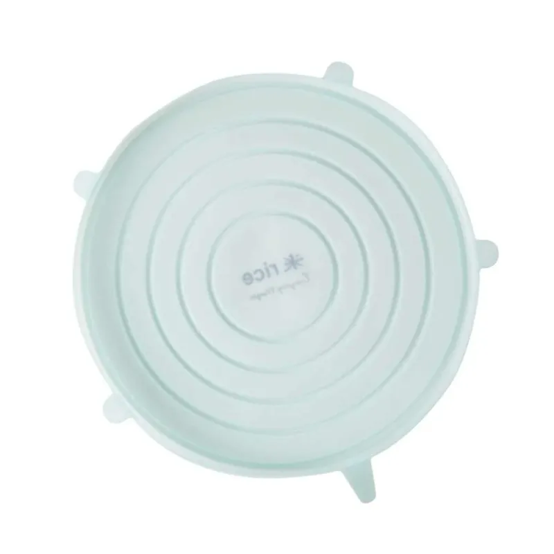 Rice - Silikondeckel für Salatschüssel Soft Blue