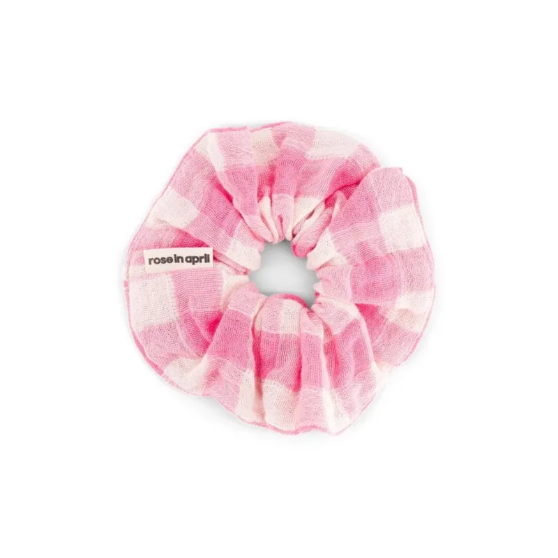 Scrunchie 'Chouchou Vichy Neonrosa'