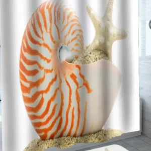 Sea Snail Shower Curtain