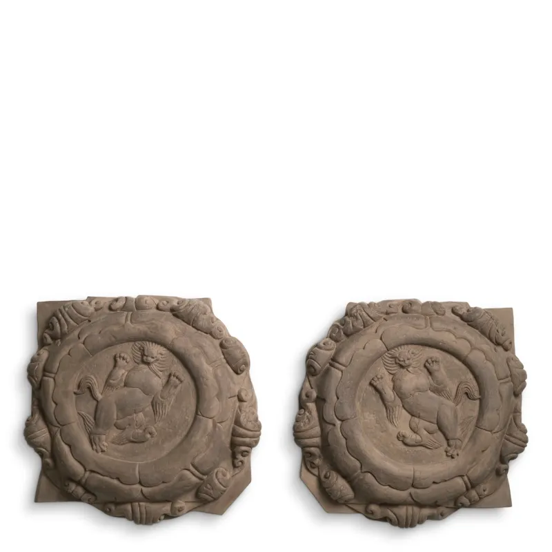 Sandstone Wall Object Liao Set (2) | Eichholtz Miami