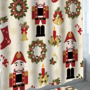 The Nutcracker Christmas Shower Curtains and Decor