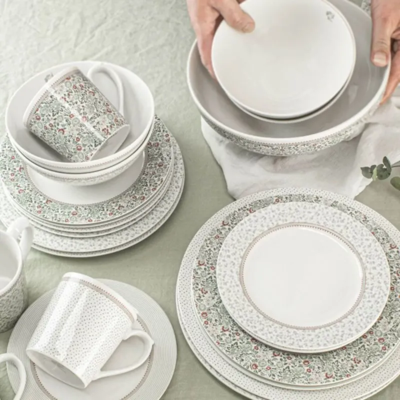 Vajilla de 16 piezas de porcelana Wild Clematis Laura Ashley – Bild 3