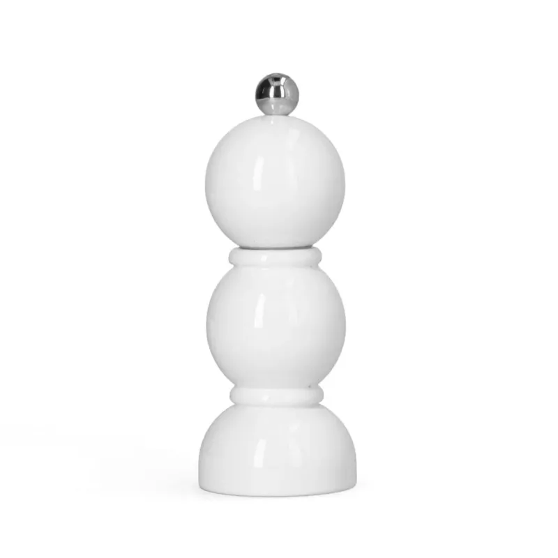 Addison Ross - Bobbin Peper & Zoutmolen White 14 cm Peper/Zoutmolen Addison Ross