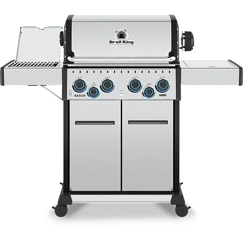 Broil King Baron S 490 IRX Gasgrill mit Infrarotbrenner, Heckbrenner & Pellet-Ready