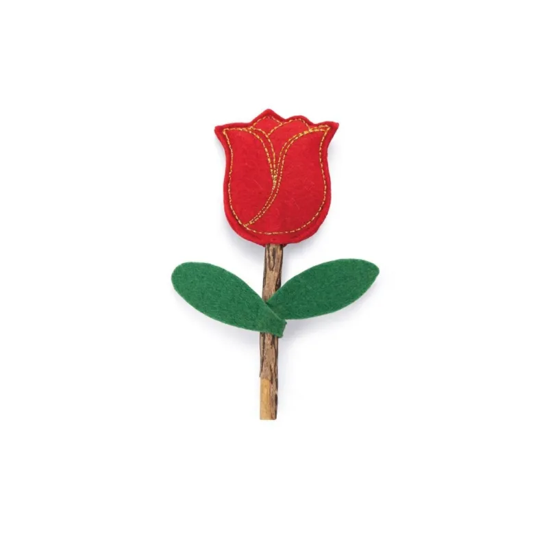 Katzenspielzeug Rose mit Matatabi