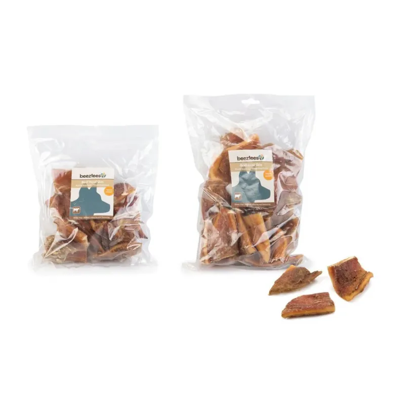 Beeztees Rinderkopfhautstücke für Hunde