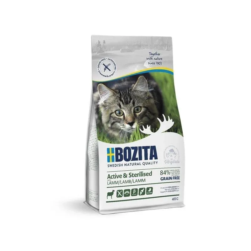 Bozita Trockenfutter Active & Sterilised Getreidefrei Lamm – 400g