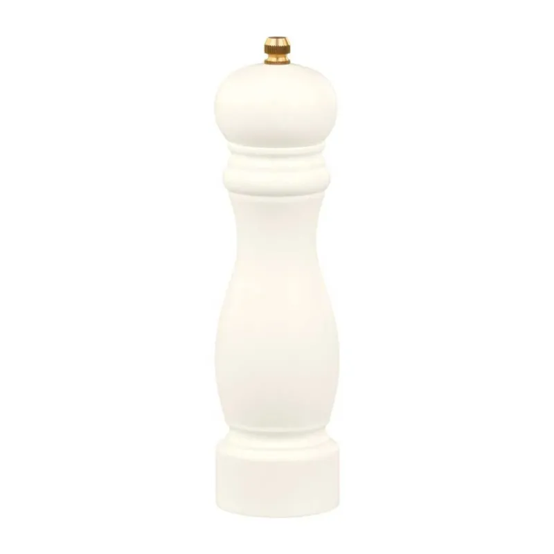 Chic Antique - Salz/Pfeffermühle mit Goldknopf creme