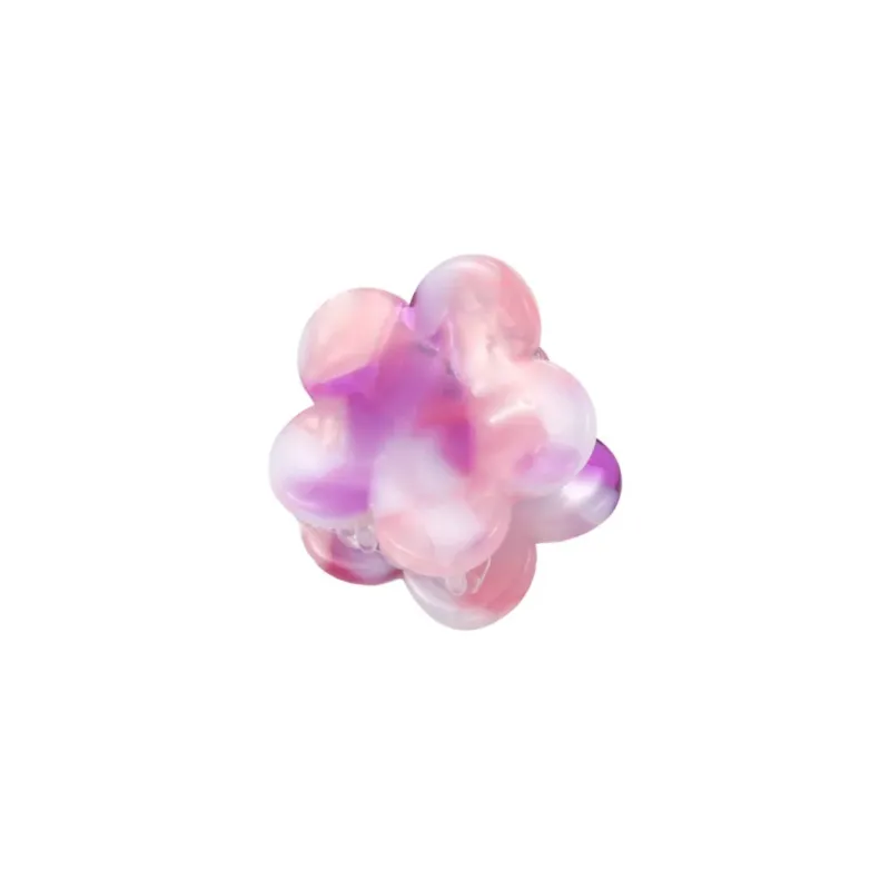 Damen Haarclip 'kleine Blume' lila/rosa
