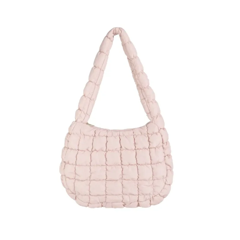 Umhängetasche unifarben 'Padded Bag' rosa