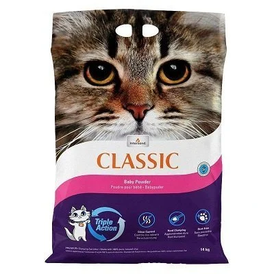 Extreme Classic Katzenstreu mit Babypuderduft – 14 kg