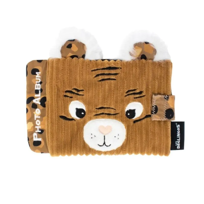 Fotoalbum aus Cord braun 'Speculos der Tiger'