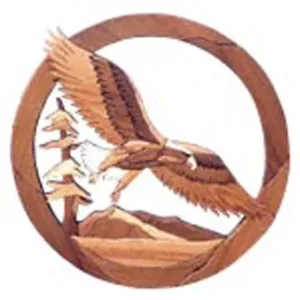 Bald Eagle Oval Intarsia Project Pattern - The Winfield Collection