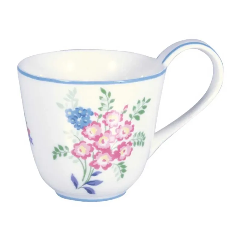 GreenGate - Elina Tasse mit Untertasse white