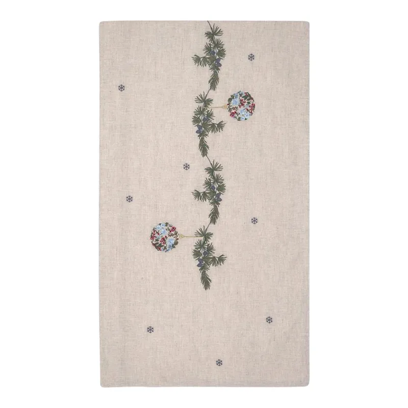 GreenGate - Joelle Tischläufer weiß mit Stickerei