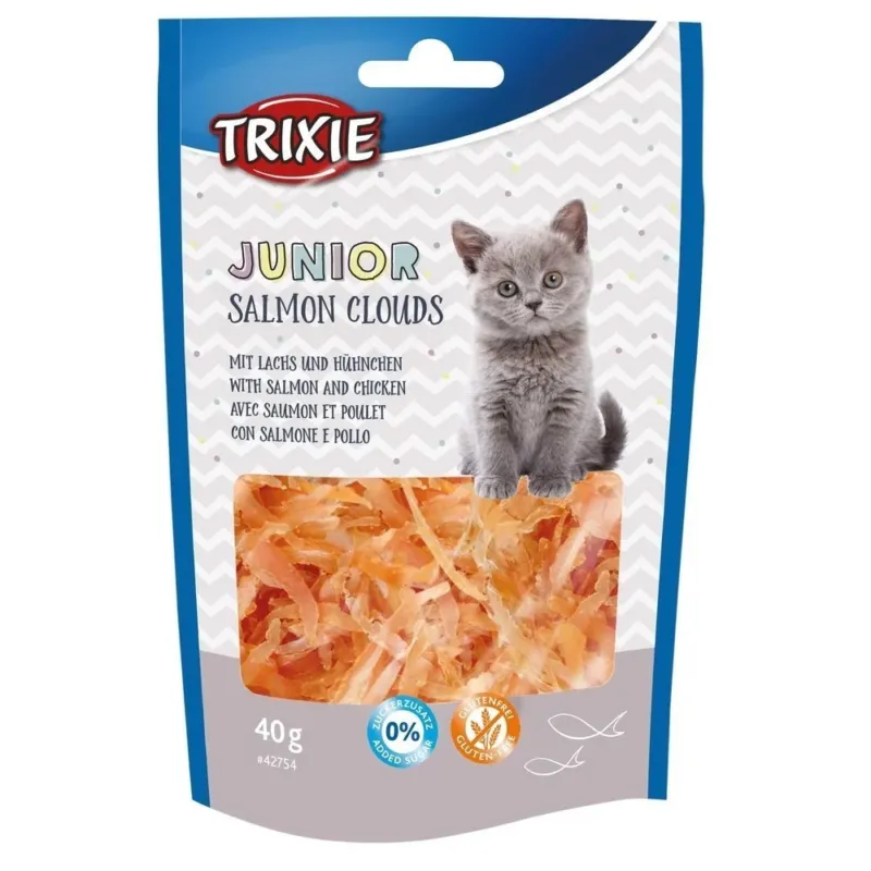 Katzensnack Junior Salmon Clouds – 40 g