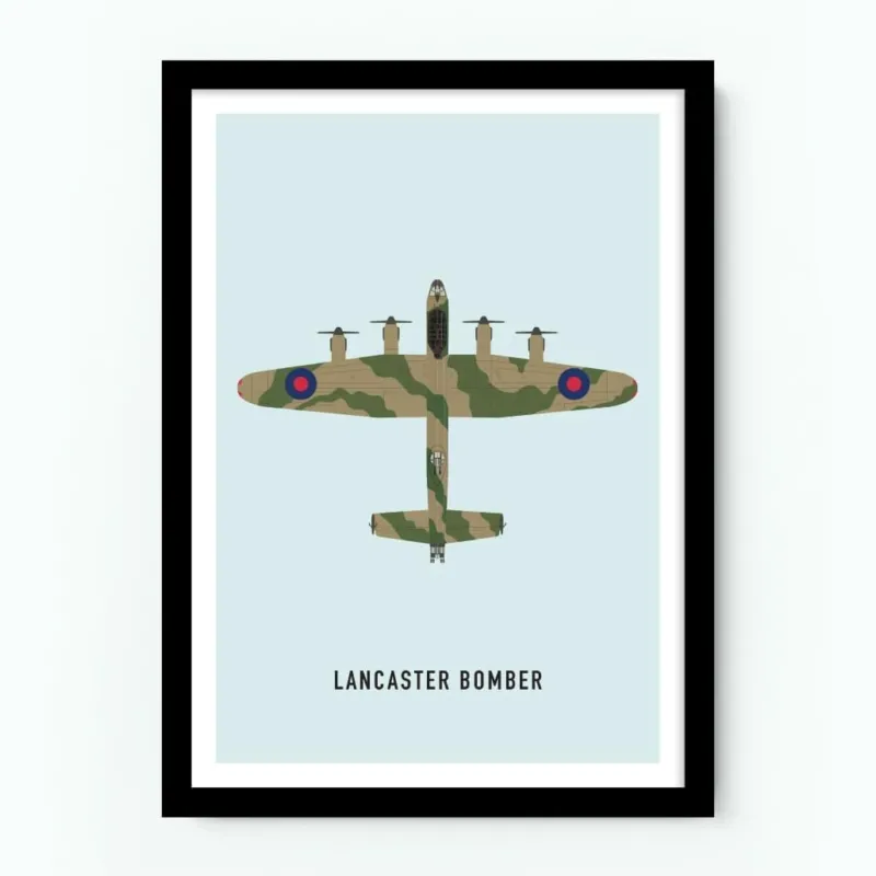 Lancaster Bomber Aircraft Poster