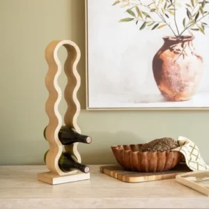 Large Wine Rack Edolo Natural Wood (5 bottles) - Things I Like Things I Love