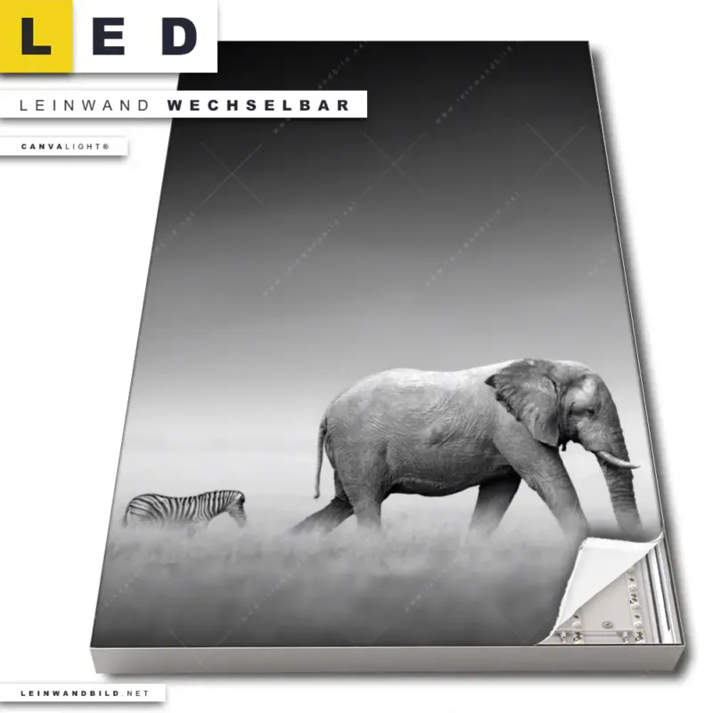 Led Leinwandbild Freundschaft Hochformat Produktvorschau