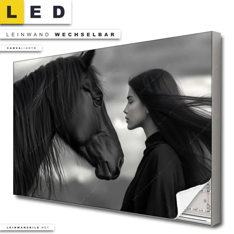 Led Leinwandbild Seelenblick Querformat Produktvorschau