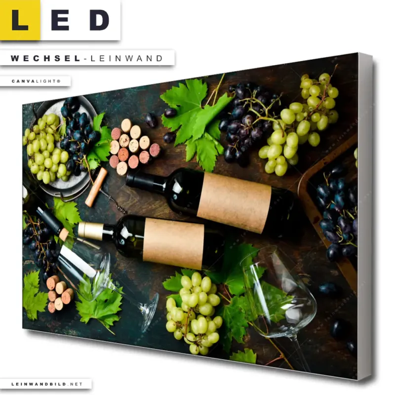 Led Wechsel Leinwand Edle Weine Geniessen Querformat Produktvorschau